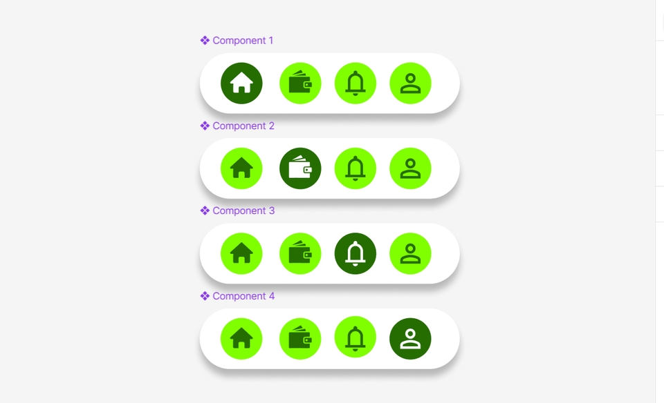 Desain UI UX web dengan warna hijau dan putih, mockup UI UX website, UI UX design website