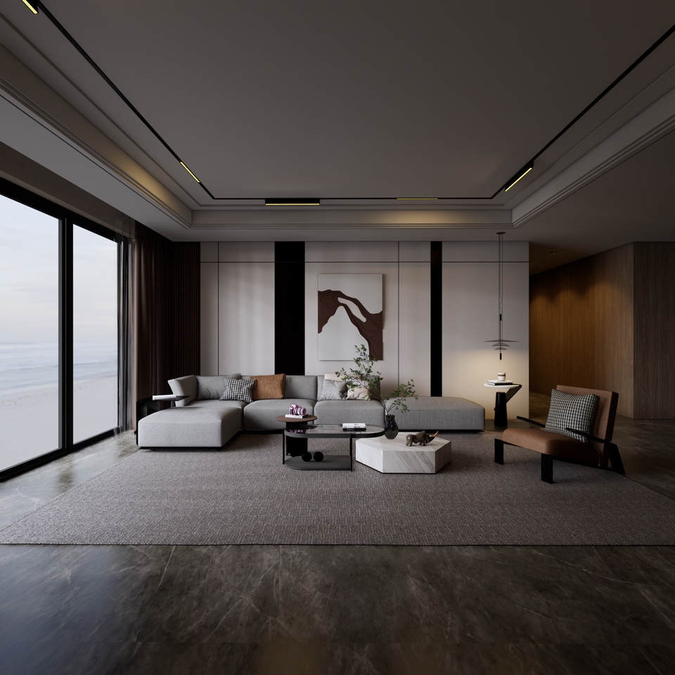 ออกแบบตกแต่งภายในและภายนอก - 3D Modeling+Render - 3