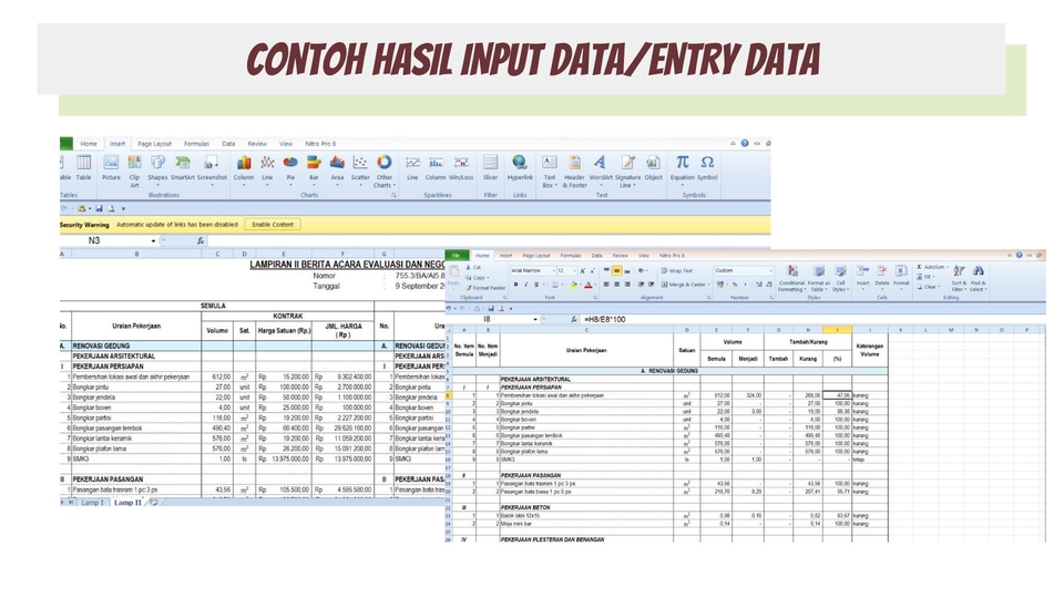 Entri Data - Input Data/Entry Data dan Pengetikan Ulang & Edit Dokumen Cepat, Rapi, dan Teliti - 3