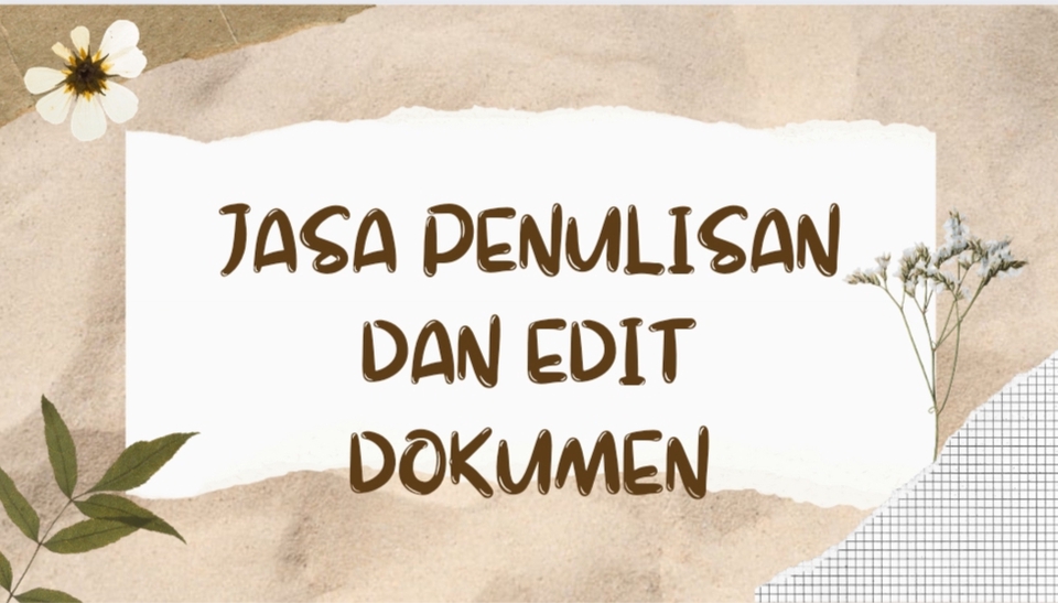 Pengetikan Umum - Jasa pengetikan, penulisan dokumen, pembuatan makalah dll - 4