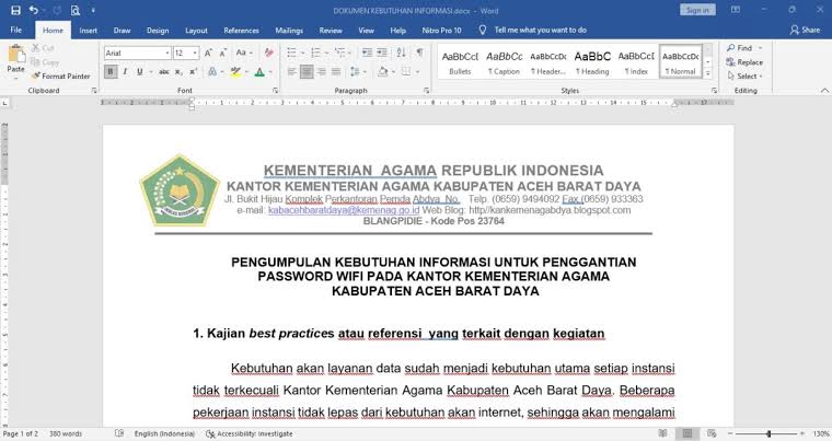 Pengetikan Umum - jasa ketik dan edit dokumen pdf, word, excel - 3