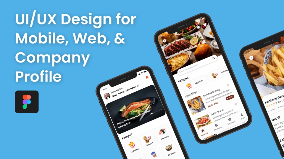 UI & UX Design - UI/UX Design for Mobile, Web, & Company Profile - 1