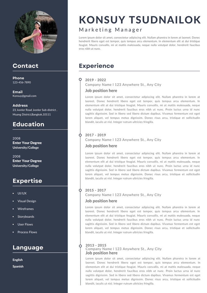 Portfolio & Resume - รับทำ Resume (เอาไปสมัครที่ไหนก็ได้งาน สาธูววว 🙏🏻 ) - 6