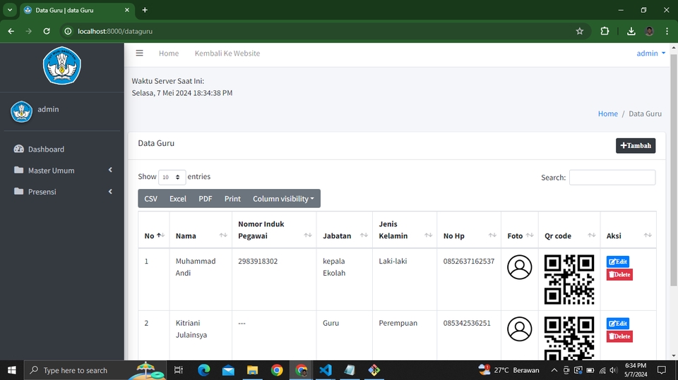 Jasa pembuatan website company profile dengan fitur QR code untuk website