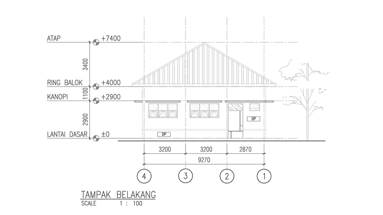 CAD Drawing - Gambar DED (detail engineering design) arsitektural & struktural - 9