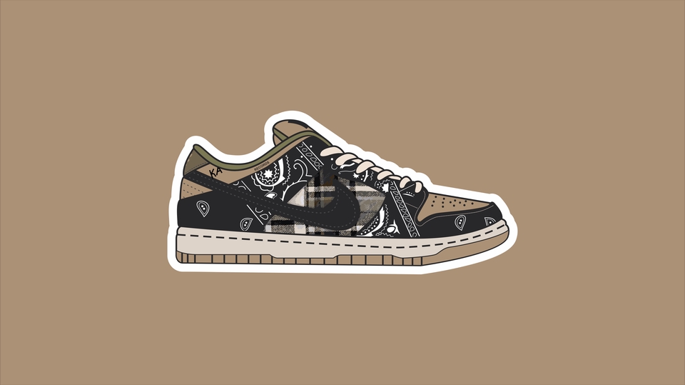 Gambar dan Ilustrasi - Vector Sneaker Minimalist - 3