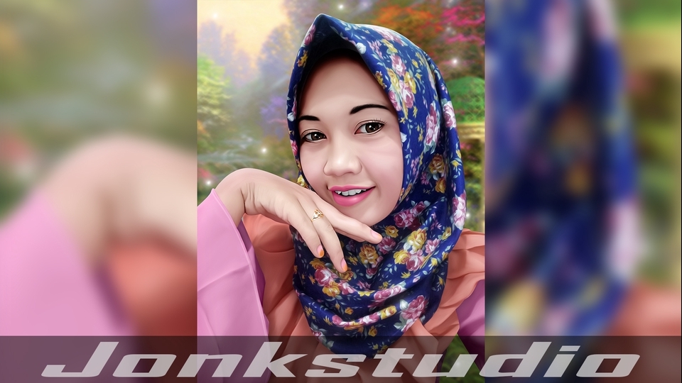 Gambar Potret - EDIT FOTO MENJADI LUKISAN DIGITAL UNIK DAN MENARIK - 5