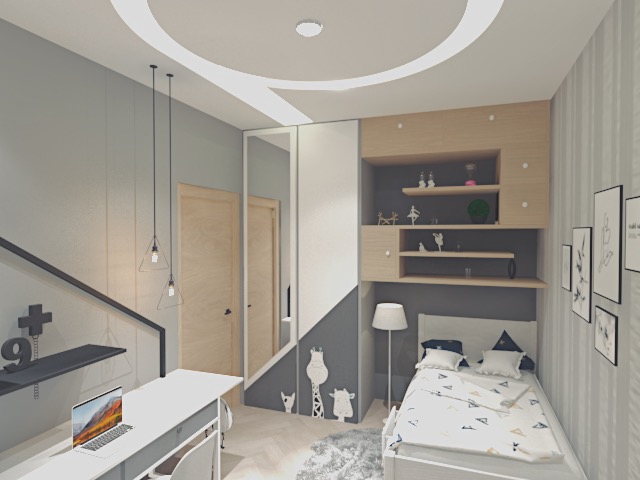 3D & Perspektif - 3D render, CAD drawing desain interior - 18