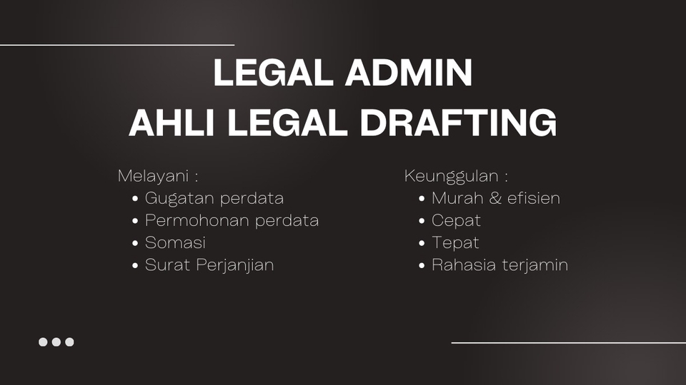 JASA PEMBUATAN GUGATAN DAN PERMOHONAN PERDATA