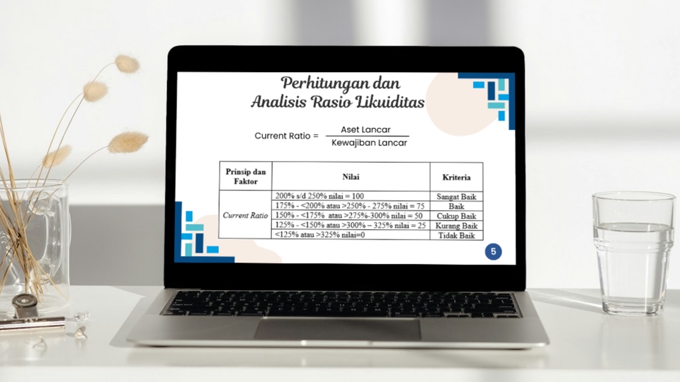 Jasa pembuatan presentasi powerpoint dengan analisis rasio likuiditas untuk meningkatkan kinerja keuangan perusahaan.
