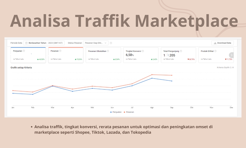 Digital Marketing - Analisa Optimasi Marketplace dalam Omset Strategi & Pemasaran di Shopee, Tiktok, Lazada, Tokopedia - 3