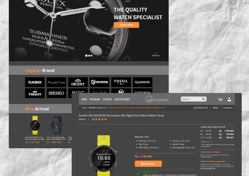 Desain website modern dengan antarmuka pengguna yang ramah untuk meningkatkan pengalaman pengguna.