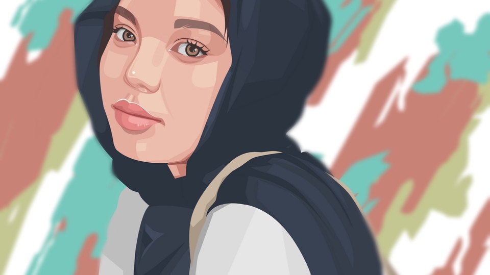 Gambar Potret - VECTOR WAJAH CARTOON ILUSTRASI  - 1