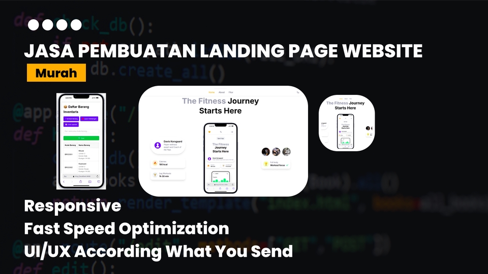 Web Development - Landing Page Statis Responsive dengan HTML & Tailwind CSS (Clean Code & Fast Load) - 3
