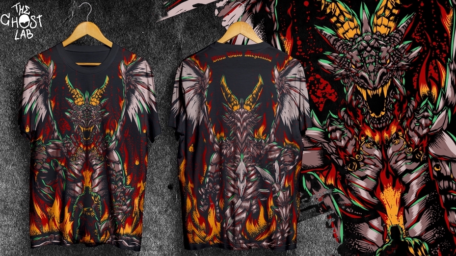 วาด/ออกแบบแพทเทิร์นเสื้อผ้า - ออกแบบลายเสื้อยืด และ ลายผ้าแพทเทิร์น ลายพิมพ์แบบต่อเนื่อง - 2