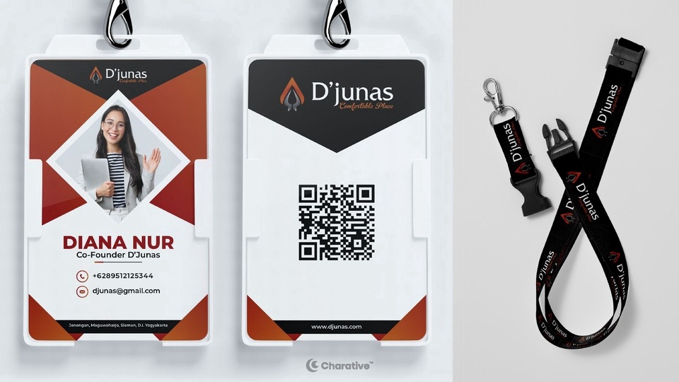Kartu nama D'junas dengan desain modern dan profesional cocok untuk perusahaan dan bisnis. Desain kartu nama, kartu nama keren, kartu nama company profile, jasa desain kartu nama, harga desain kartu nama.