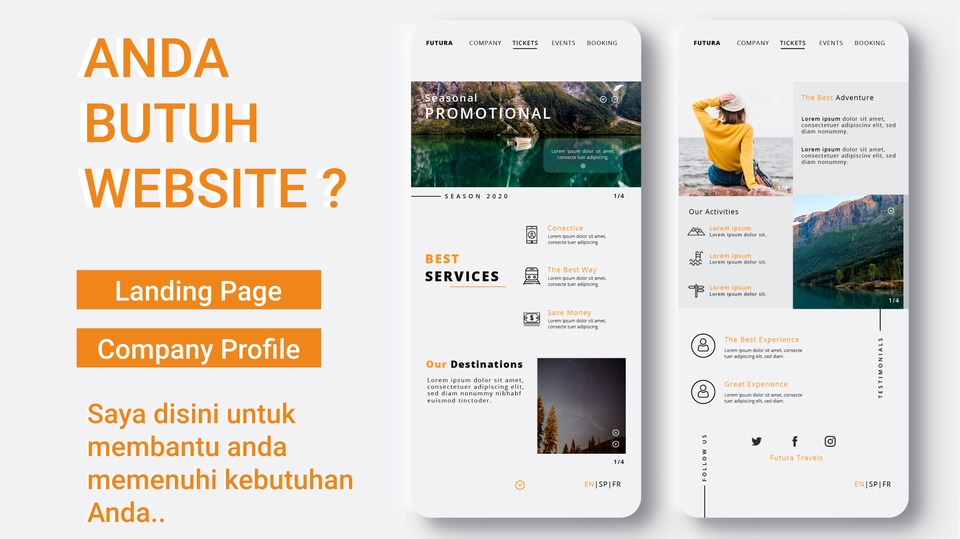 Web Development - Website Company Profile, Landing Custom Page Murah - 1