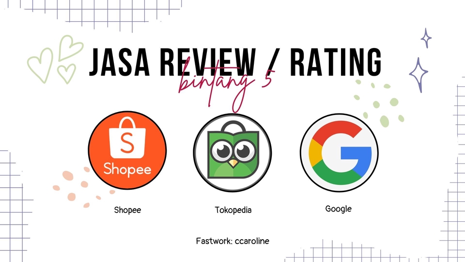 Memberi Review - JASA REVIEW BINTANG 5 | Shopee, Tokopedia, Google - 1