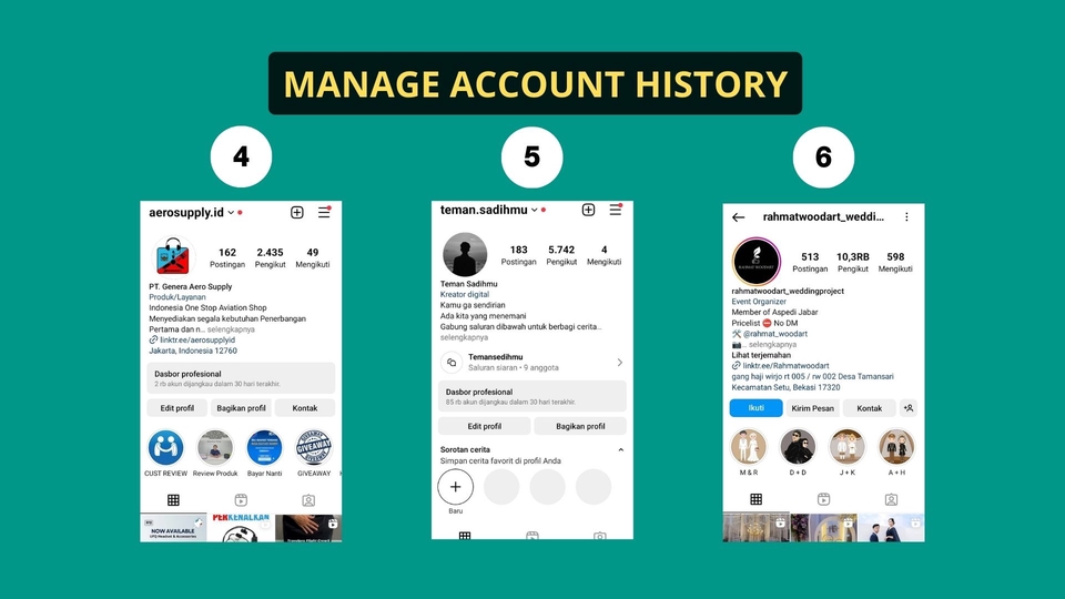 Digital Marketing - Membangun Dan Mengelola Akun Instagram/Instagram Management - 4