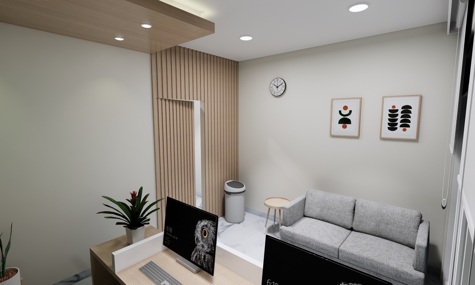 3D & Perspektif - Desain Interior Kantor Murah - 3