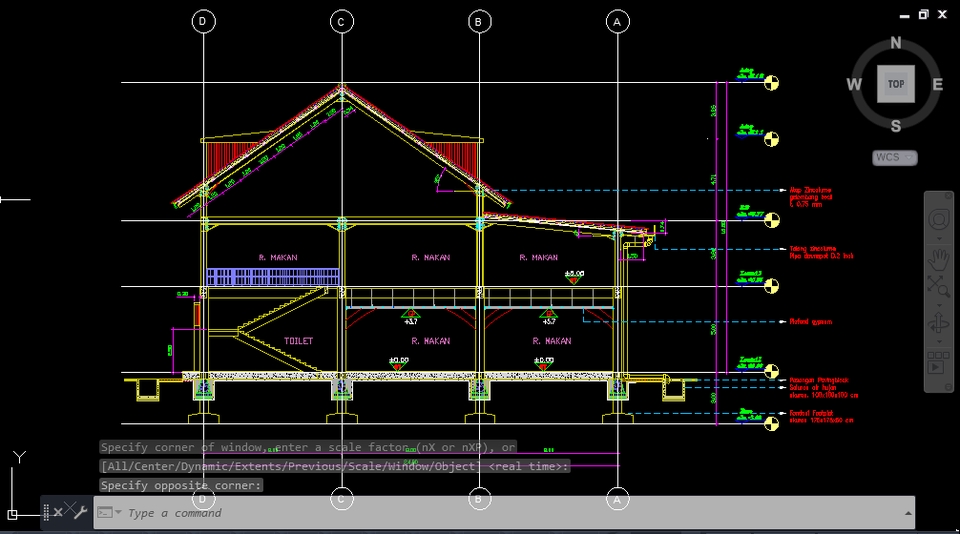 Jasa drafter autocad freelance, gambar desain rumah dengan autocad murah