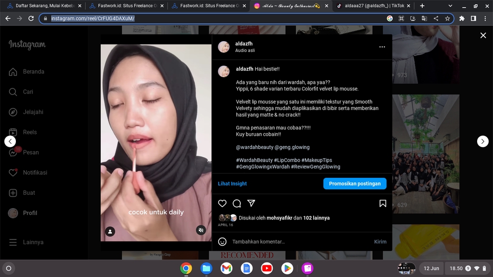 Selebgram/ Socmed - reviewer all about beauty enthusiast - 5