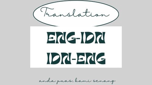 Penerjemahan - English - Indonesian Translator, Murah, Cepat, dan Akurat - 1