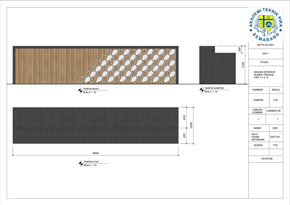 Desain Furniture - Jasa pembuatan Gambar kerja furniture. - 7