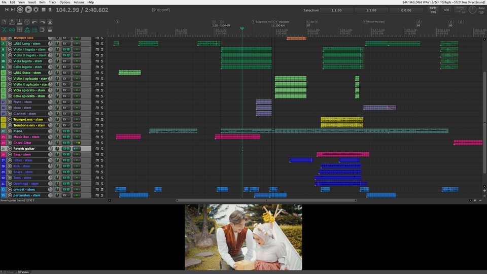 Sound Effects - Film Scoring Background Music Video - 3