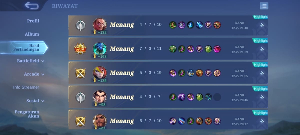 Joki game mobile legend terpercaya harga murah jasa joki rank mobile legend