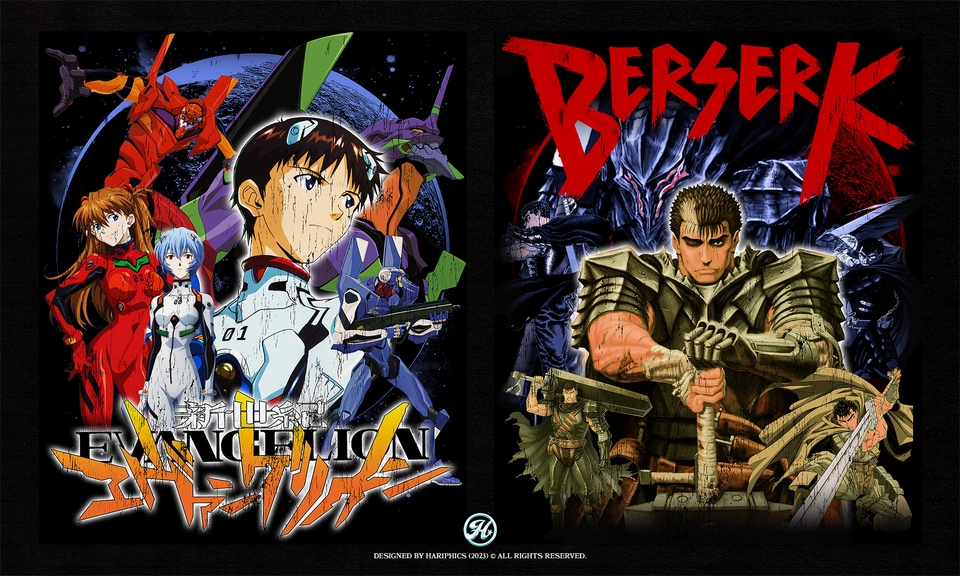 Desain Kaos & Motif - Desain custom vintage bootleg graphic streetwear, anime, rap, artis, dll - 7