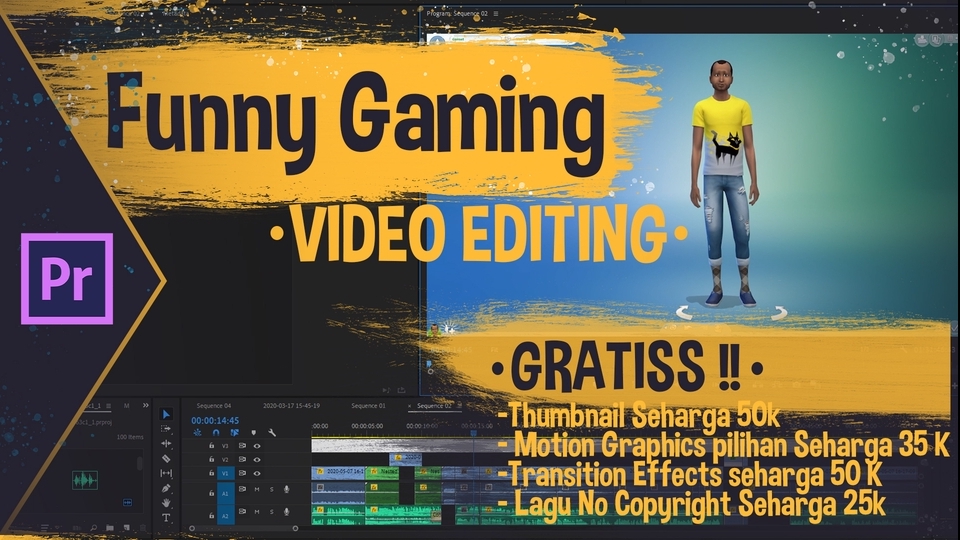 Video Editing - Edit Video Profesional, 2 Hari Jadi, Gratis REVISI SEPUASNYA ! - 3