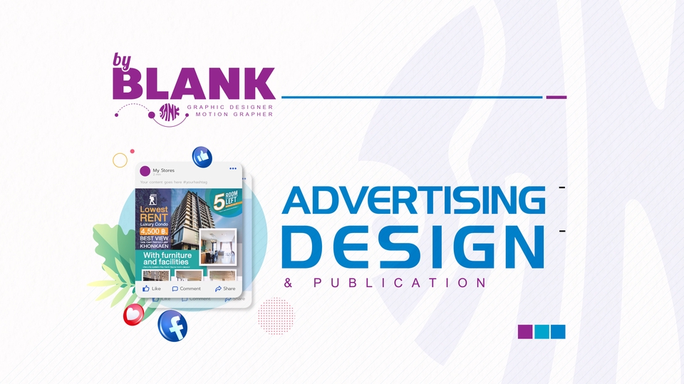 Banner โฆษณา - Advertising & Content Design (ออกแบบโฆษณา และภาพประกอบ) - 1