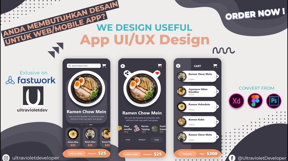 UI & UX Design - Desain Tampilan UI/UX Untuk Mobile App, Website / Landing Page. - 2