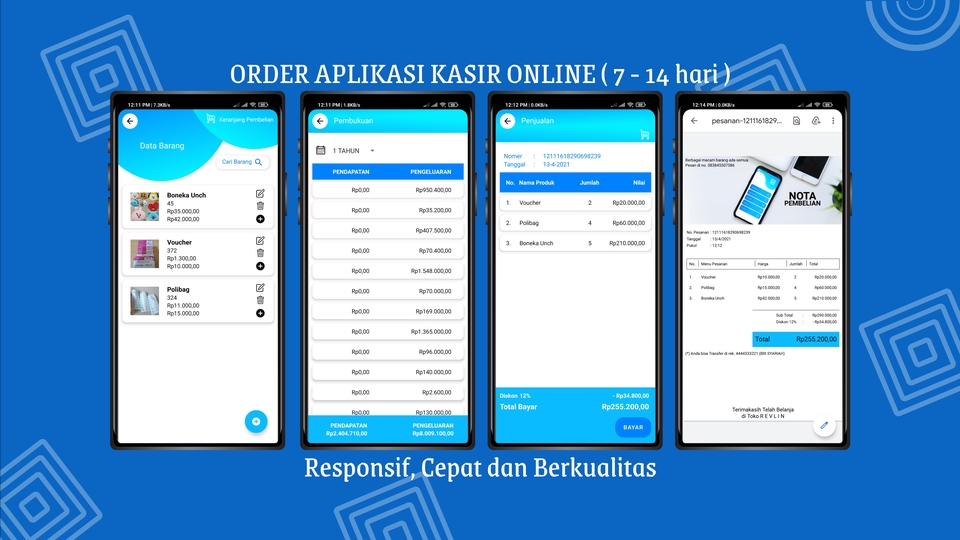 Aplikasi Ponsel - Kustom Aplikasi Kasir Online - 1