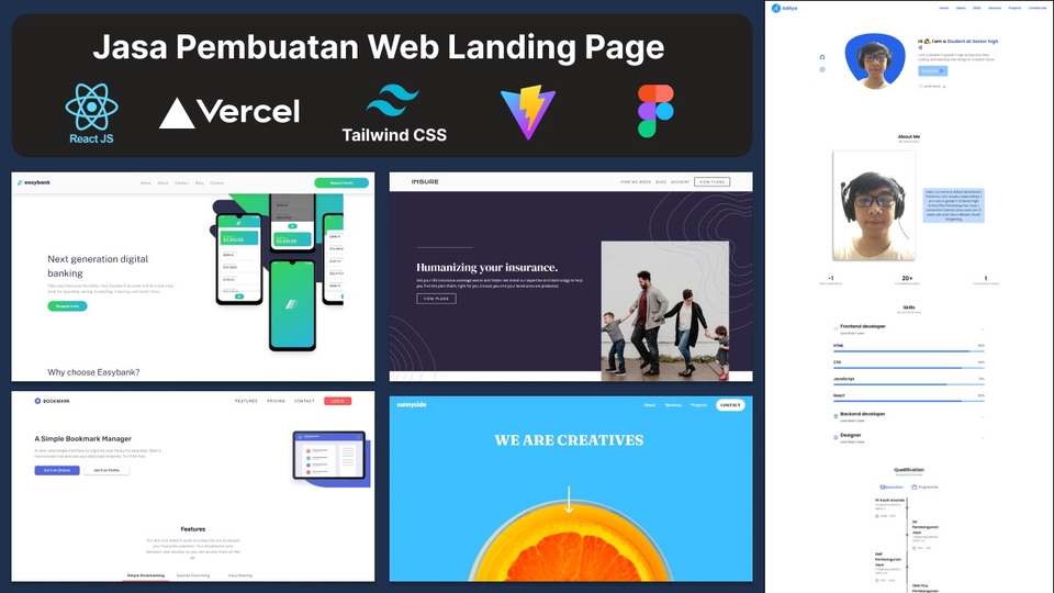 Web Development - Website Landing Page Dengan ReactJs dan Tailwindcss - 1
