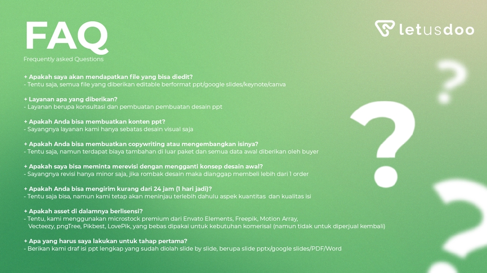 Presentasi - Desain Presentasi / Powerpoint Presentation Design / Pitch Deck / Company Profile - 2