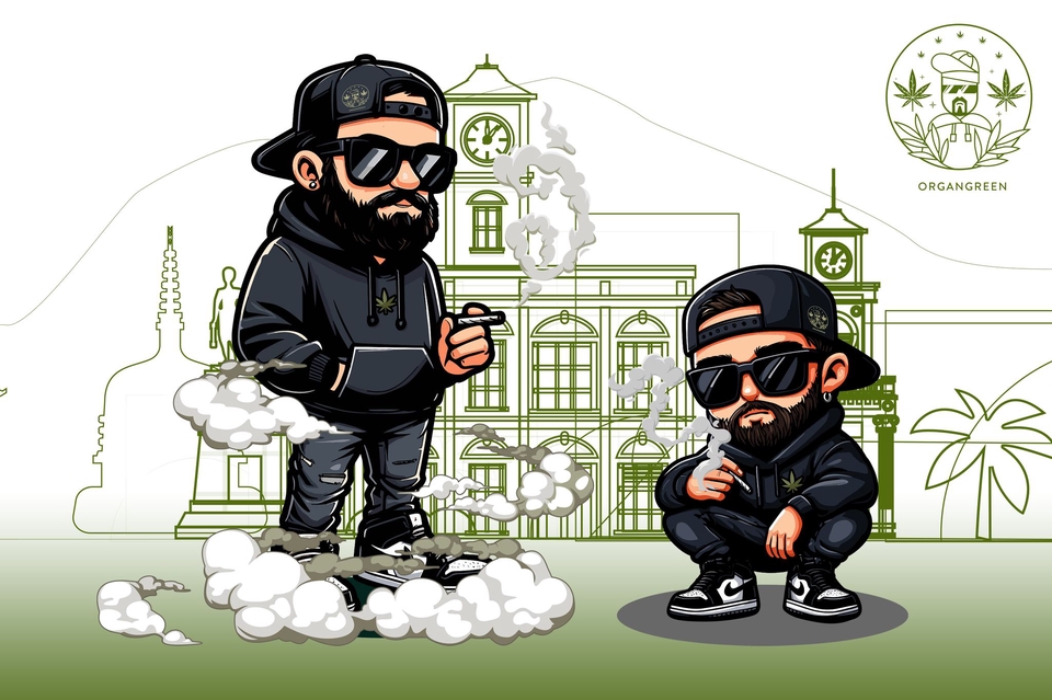 Logo - รับออกแบบ Logoสายเขียว Ilustration Design - 25