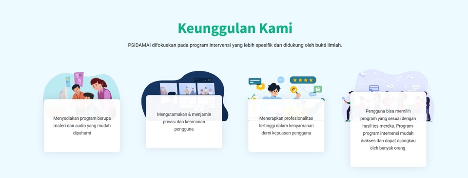 Keunggulan Kami: Program desain ui ux berkualitas yang dirancang untuk memudahkan pengguna dan di dukung oleh buku ilmiah.