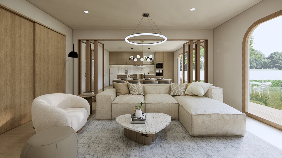 3D Perspective - รับทำ 3D Perspective (Exterior/Interior) รับขึ้นโมเดล 3D / รับออกแบบและเขียนแบบสถาปัตยกรรม - 14