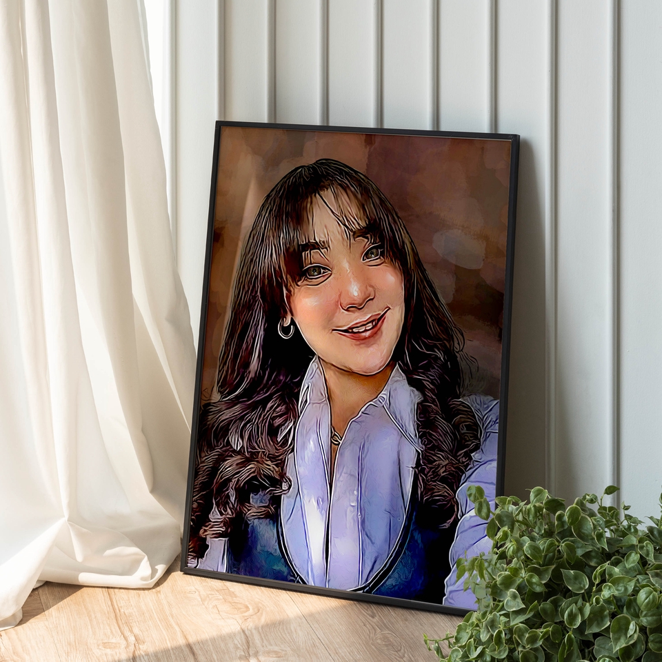 Gambar Potret - Jasa lukisan minyak realistic dari foto wajah anda - 3