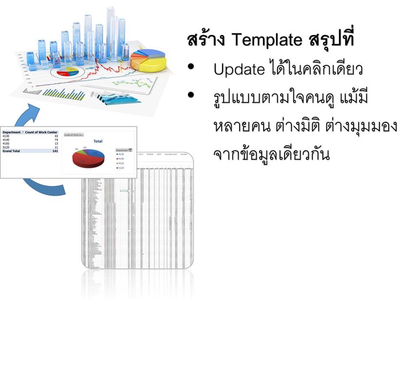 วิเคราะห์ดาต้า - สร้าง Dash board,ฐานข้อมูล Excel เก็บและสรุปข้อมูลได้ทันที - 4