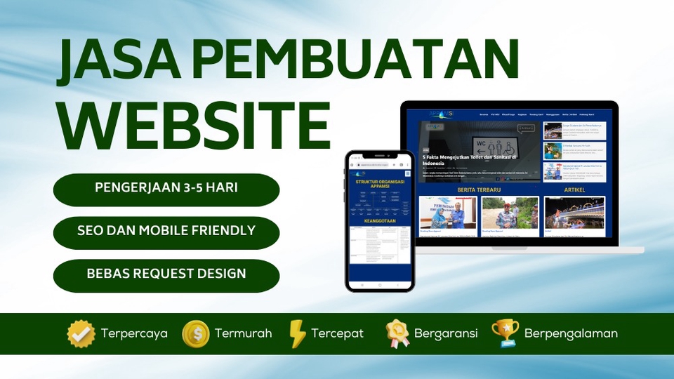 Web Development - JASA PEMBUATAN WEBSITE WORDPRESS MURAH & CEPAT 2 HARI JADI - NUSANTARAWAN HEBAT - 1
