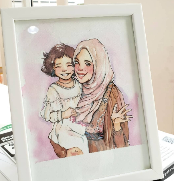 วาดภาพการ์ตูน - รับวาดภาพสีน้ำ - 4