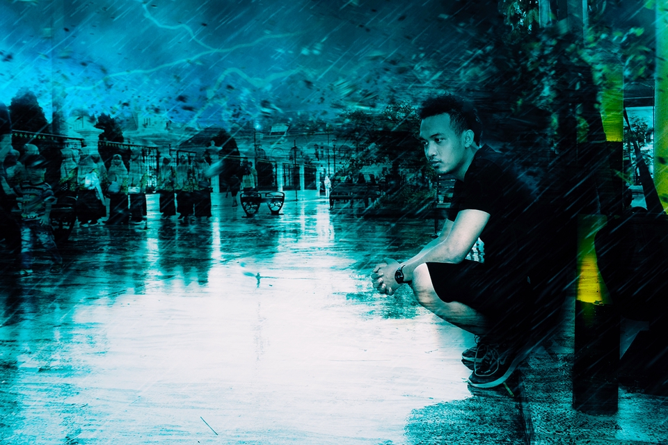 Edit Gambar & Photoshop - The lightning effect - 5