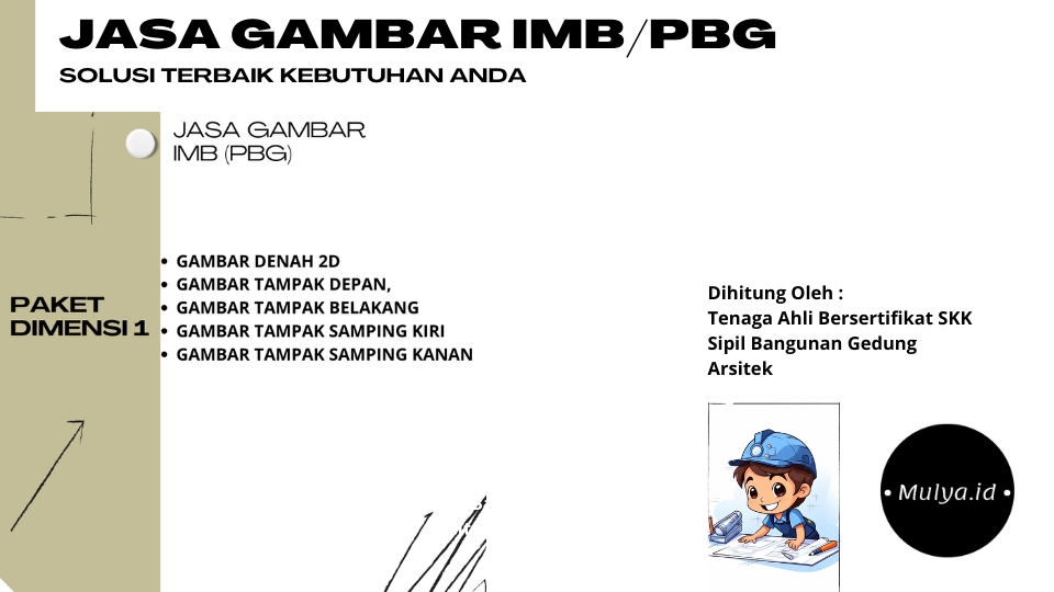 Jasa gambar arsitek autocad untuk bangunan gedung.