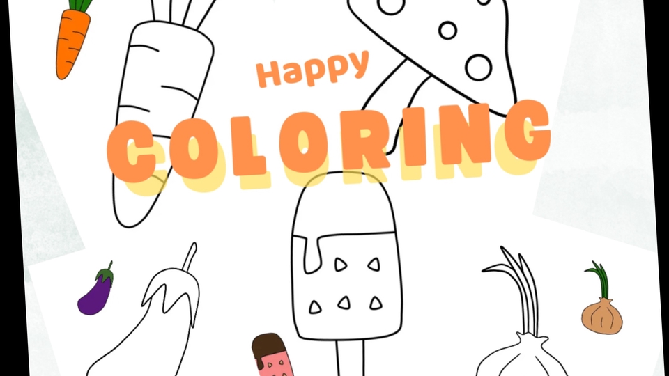 Digital Printing - Happy coloring - 1