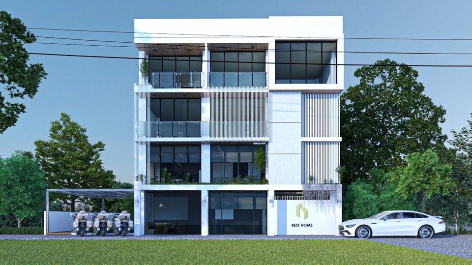 3D Perspective - รับ Rendering ภาพสเหมือนจริงและรับปั้น 3D โดยใช้โปรแกรม sketchup - 3