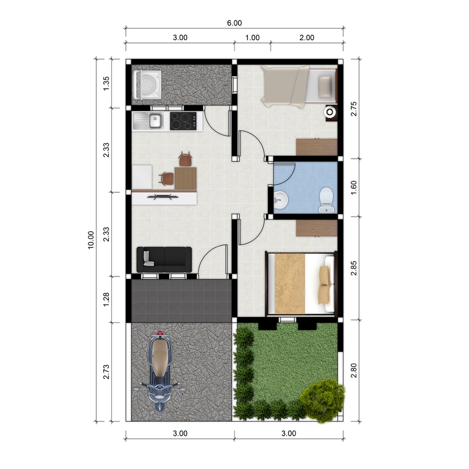 CAD Drawing - DESAIN RUMAH & GAMBAR KERJA - CEPAT DAN TERJANGKAU - 6