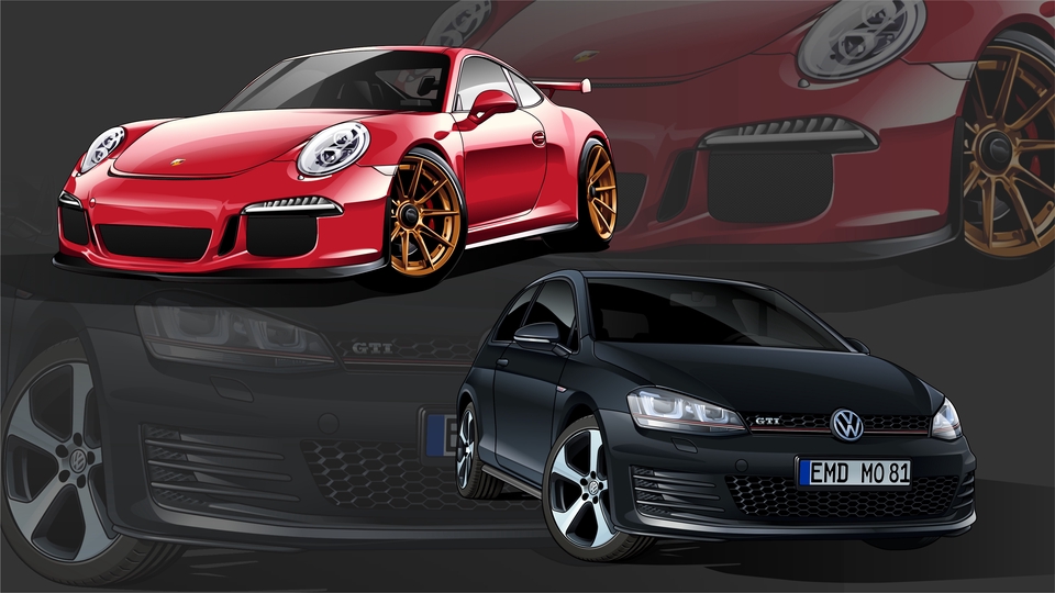 Gambar dan Ilustrasi - Vector Car Illustration - 4